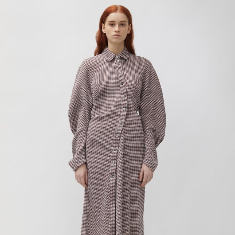LOROD Twisted Shirt Dress